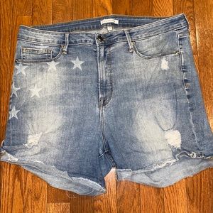 Good American, Stars & Stripes Shorts